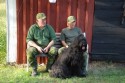 Här sitter Billy, AC och Buffin och väntar på att vi ska börja