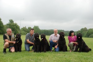 DKUCH Korad Redningshund SM Antonov "Morgan", SUCH Korad Tjh SM Arisha, mamma SUCH Korad Tjh Darko's Olga, SUCH Korad Tjh SM Antipin "Tipin" och SM Annushka "Maja"